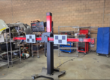 Advanced ADAS calibration equipment at CARSTAR Allstar Collision used for Tesla and modern vehicle safety system recalibration